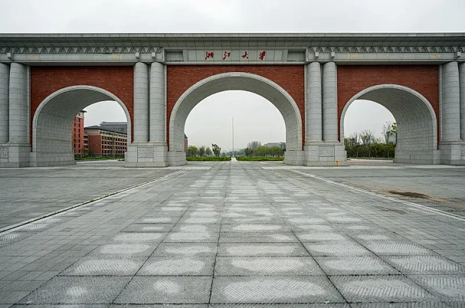 中国浙江省浙江大学大门图片下载-花瓣网