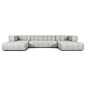 Delano Modular U-Sectional in Genuine Leather