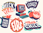 Facebook — Typographic Stickers!