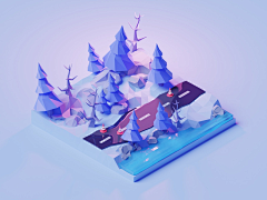 拾壹UP采集到3D-lowpoly