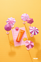 SUMMER Papercraft & StopMotion : A summer project. We collaborate with the talents of MAKI team to work and creative using papercraft, photography, stop motion to welcome the exciting summer.