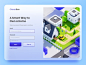 Virtual Neighborhood environment landscape tech smart house nft real estate virtual blender 3d eevee cycles blender illustration cars house neighborhood city 3d isometric isometric 3d illustration 3d