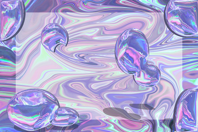 酸性设计素材背景大图镭射渐变