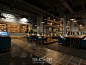 工业风格网咖loft风格网吧3D模型室内设计资料商业工装设计方案-淘宝网
