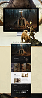 Far Cry Primal Website : Website design for Far Cry Primal. The game takes you back to the Stone Age when man was definitely not at the top of the food chain. Danger lurked around every corner during the daytime, and nighttime brought a fresh set of terro