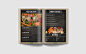 Sushi House Brand Identity | Restaurant Menu Design : Redesign Sushi House Brand Identity, applications include Dine in Menu, Takeout Menu, Business card, Coupon, wish card and store signages.