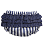 Baby Girls Navy Blue Linen Knickers, Ki6, Girl