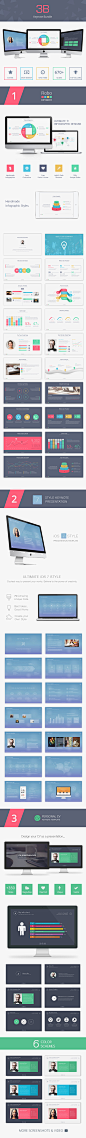 3B Keynote Bundle - Keynote Templates Presentation Templates