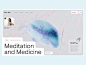 Meditation and Medicine Landing page Animation