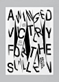 Poster design // designeverywhere: A Winged Victory For The Sullen