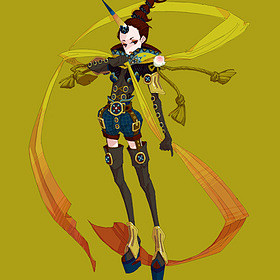 网络游戏封神2宣传图之九黎男 - noi...