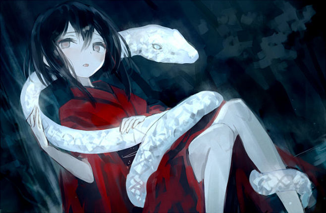 缠着你不放开79蛇与少女特辑 : 光滑的蛇.