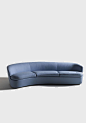 Lilac modern sofa, a not usual color for a bold decor  | bocadolobo.com | #sofa #sofasideas #modernsofa #livingroom