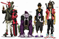 Kinetic Kartel- Male Characters by Chase Conley on Deviantart.com: 