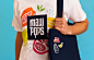Maui Pops : Branding and interior design for popsicle store located in the Hawaiian island of Maui.