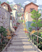 Village scenery