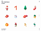 The christmas icons