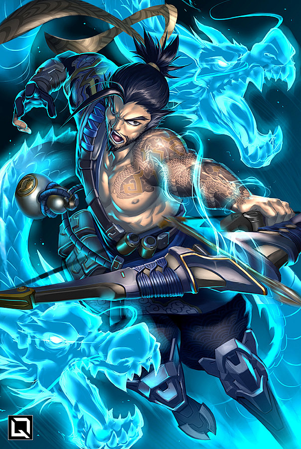 守望先锋插画《加拿大插画师Drake (...