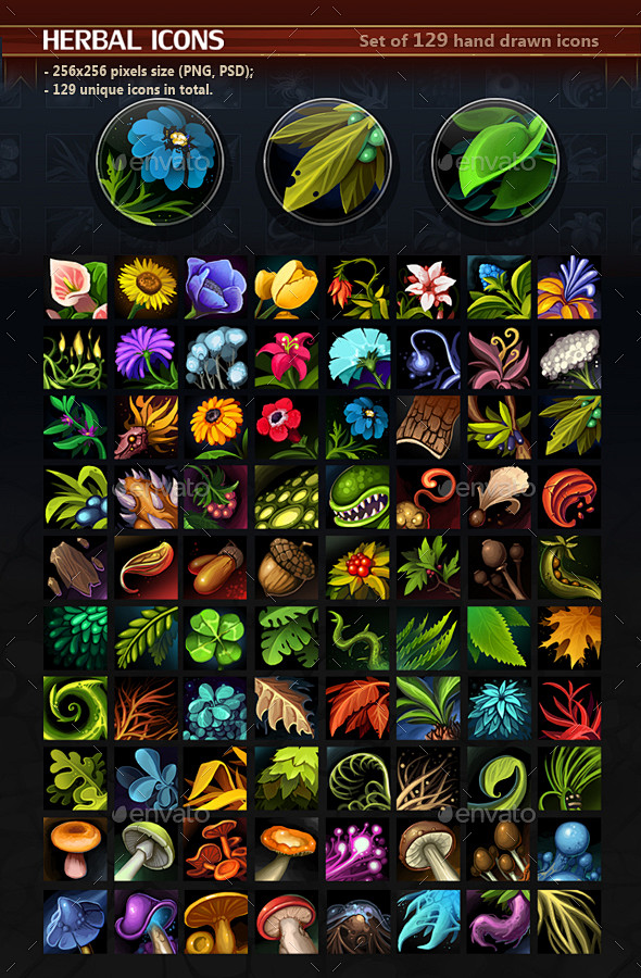 Herbal Icons