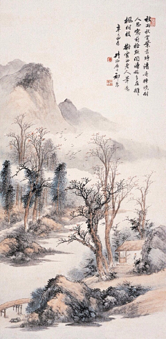 深雨燕纷飞采集到国画山水