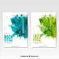 Festival posters Free Vector