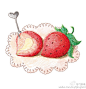#每日涂鸦#这一周开始甜蜜的水果之旅啦！垂涎欲滴的草莓…. http://t.cn/zWO9D2m