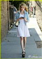 据说每个女生都想要这样一双 ' 筷子腿 '  #Emma Roberts##艾玛.罗伯茨#