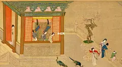 《汉宫春晓图》完美体现汉代宫女的生活情景
