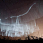 Curtains of light. Aurora Borealis in Finland. #头像# #治愈系# #小清新#