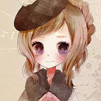 感觉清灵的手绘动漫女生个性头像_QQ个性头像