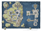 Wizard's Academy - the Lairs, John Stevenson : Back in late 2015, I was contracted to create a series of maps for Drop Dead Studios.
They would be for a school of wizardry, with a twist; a darker narrative.
There was a set of maps detailing the multiple l