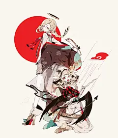 插画师【keeggy】傀儡童话 诡异 黑故事 人偶娃娃 二次元 黑暗 哥特风 唯美 插画