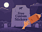 Stickermule halloween giveaway 4b 4x