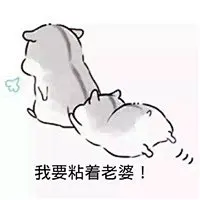 手绘仓鼠夫君妻奴文字表情包 老婆怎么看都漂亮