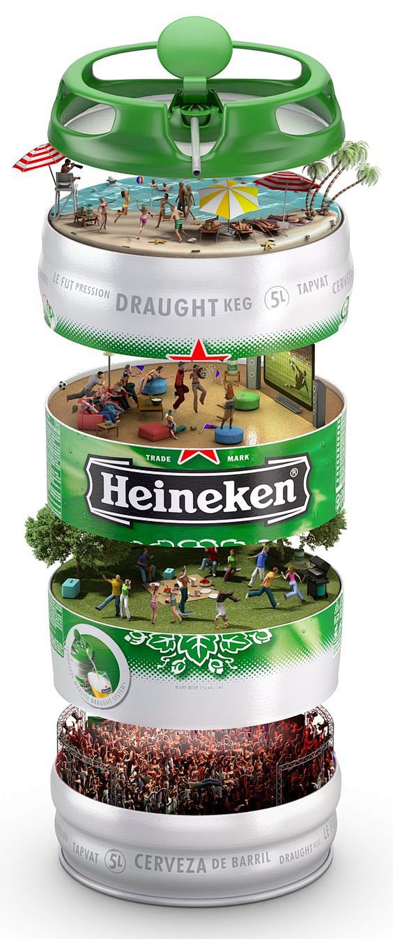 Heineken keg by Rica...
