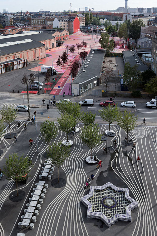丹麦哥本哈根Superkilen公共空间...