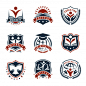 大学校徽，学校教育logo标志矢量图素材