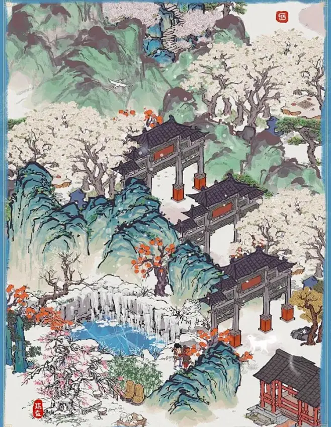 江南百景图-琉夜-花瓣网
