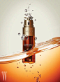 时尚包装的理念Clarins double-serum