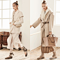 杰斯君猫步游 
Max Mara pre-fall 2019
精良面料以及利落精准的剪裁工艺将设计师想要表达的女性态度抽出来，光从衣服上就能看到自信与笃定，而这两点正是女性迷人的诀窍。 ​​​​