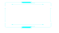 科幻科技边框蓝色荧幕现代几何文本框商务科技感方框png免抠素材