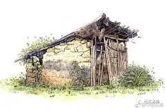 O边走边画·走进文成系列：“用心绘画，记录生活... 边走边画手绘钢笔画马克笔艺术美学@夏克梁的微博  @欧阳贝 ​​​​