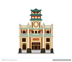 广州陶陶居手绘插画