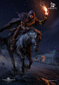 Grey Rider , Grafit Studio : Another artwork for CD Projekt Red's new game "Thronebreaker: The Witcher Tales" 
Make sure to visit witchertales.com