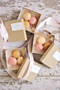 Wedding favors ? Macaroons ? | Food style photography