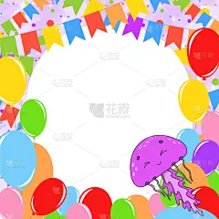 可爱的,生日,动画片,贺卡,请柬,事件,玩具,装饰物,儿童