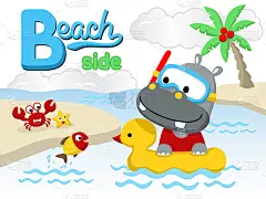 节日时光以搞笑动物卡通为载体