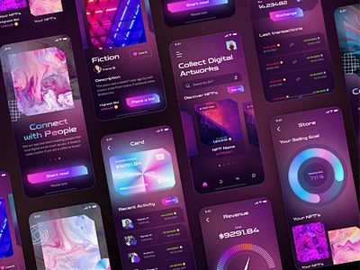 NFT Marketplace Concept App design best design challenge ui ux daily ui ...