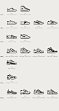 Timeless Sneakers icon set : Timeless sneakers.