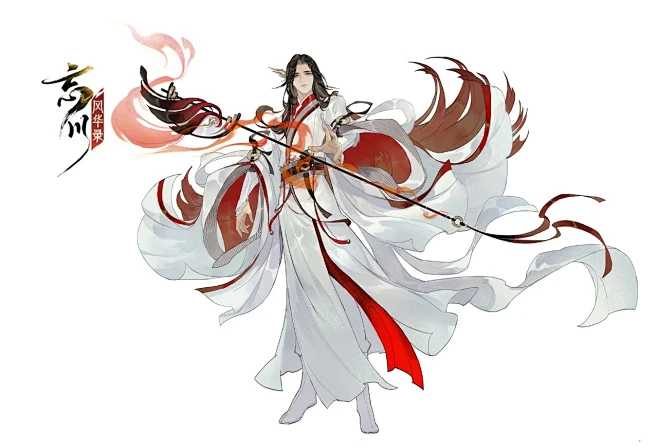 早年在忘川风华录绘制的周瑜立绘 - 小红书-花瓣网